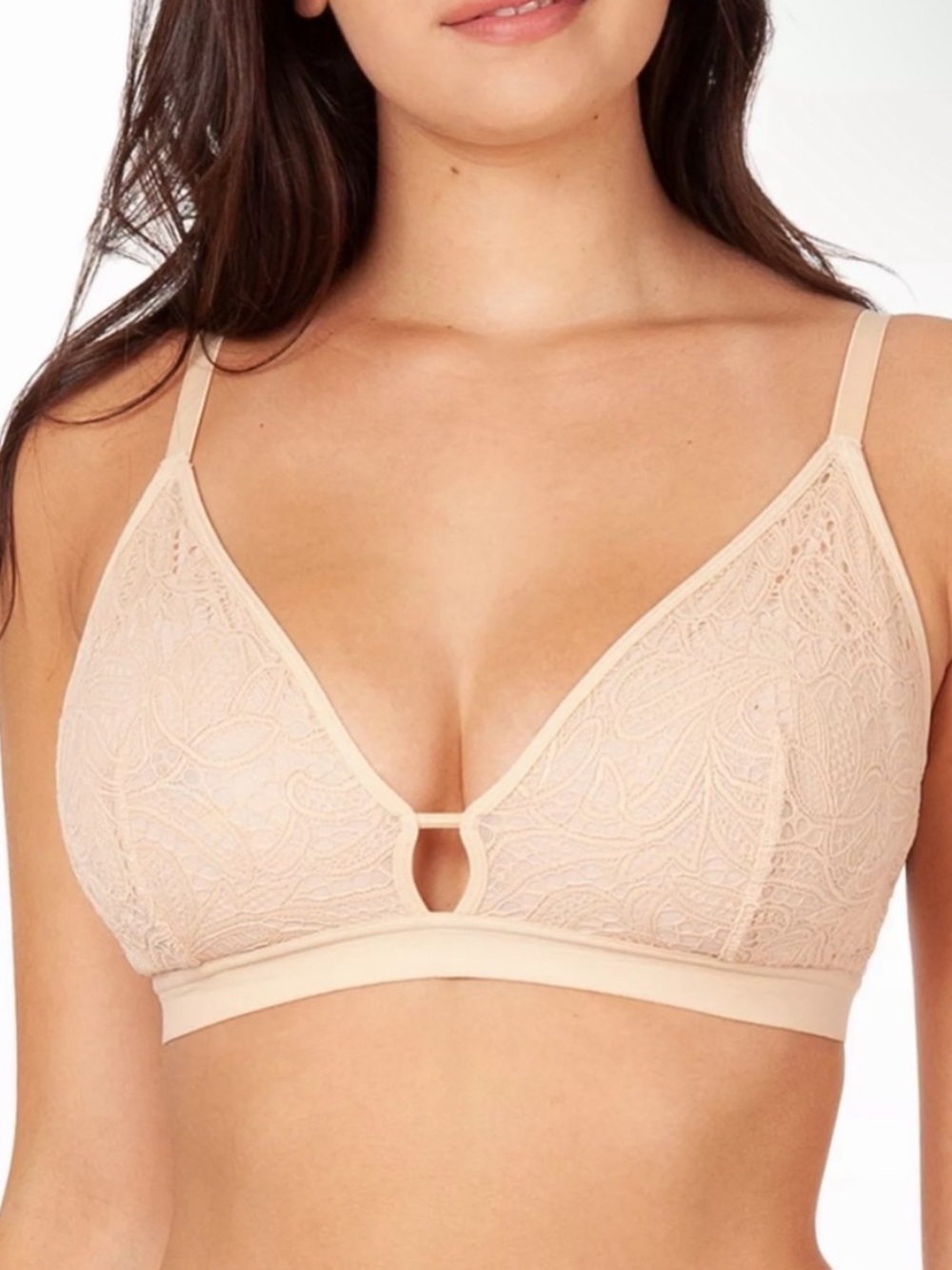 🌻NEW w/tag Lively The Palm Lace Bralette Toasted Almond Size 1
